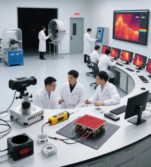 R&D lab colleagues are discussing R&D-related issues.